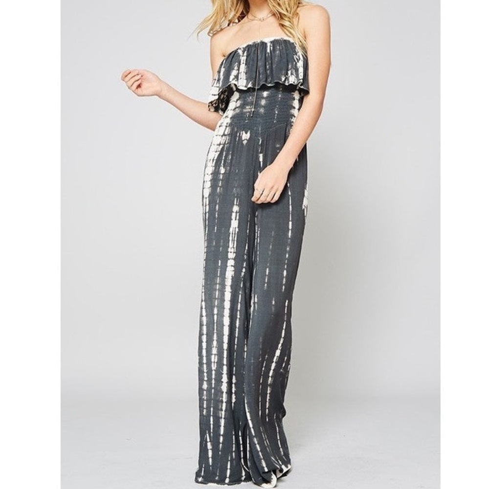 Promesa Tie Dye Gypsy Jumpsuit Small